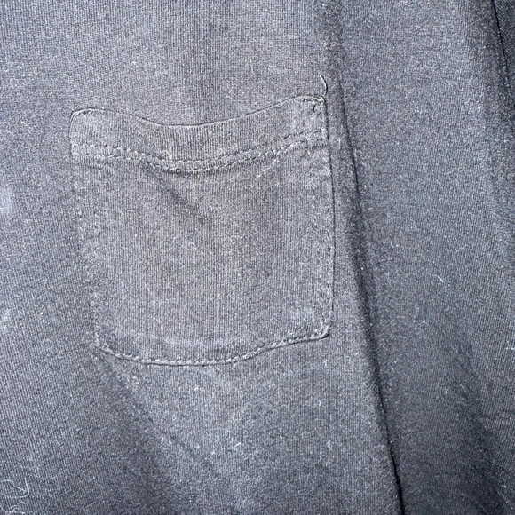 Helmut Lang Classic Black V-Neck Tee - Picture 4 of 5